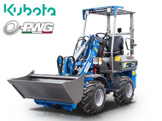 Φορτωτές Kubota 2026 Μίνι σπαστός υδροστατικός τροχοφόρος φορτωτής 4x4 4WD | LD07