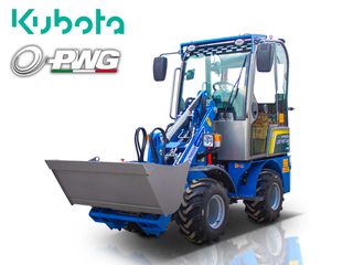 Φορτωτές Kubota 2026 Μίνι σπαστός υδροστατικός τροχοφόρος φορτωτής με καμπίνα 4x4