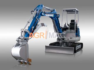 Εκσκαφάκι (διαβολάκι) Kubota 2026 Μίνι τσαπάκι 3.5T, Kubota Diesel, με περιστροφή στην μπούμα,-thumb-2