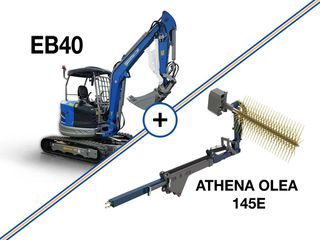 Εκσκαφάκι (διαβολάκι) Kubota 2026 Μίνι εκσκαφέας 4T, Kubota Diesel, με περιστροφή στην μπούμα,