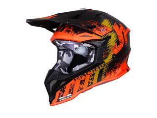 ΚΡΑΝΟΣ JUST1 OFF J-39 STORM ORANGE/SAND/BLACK MATT ΜΕΓΕΘΟΣ X-LARGE