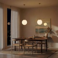 kelvo® BELLISSIMO KLV-101-0377 Κρεμαστό Φωτιστικό Οροφής για Λάμπα με Ντουί E27 AC 220-240V IP20 - Χρυσό Βούρτσας Πλατίνα & Λευκό - Μ30 x Π30 x Υ52cm