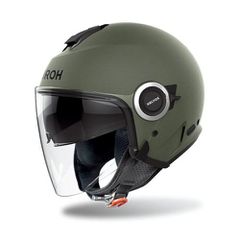 Κράνος Μηχανής Ανοιχτό Jet  Airoh Helyos military matt