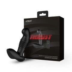 Nexus- Thrust Remote Control Thrusting Prostate Massager- Black-thumb-3