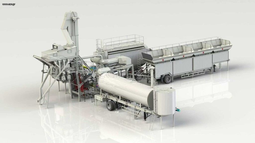 Ασφαλτικά 2026 Κινητό Ασφαλτικό Συγκρότημα 60t/h
