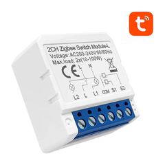 Smart Switch Module ZigBee Avatto LZWSM16-W2 No Neutral TUYA-thumb-1
