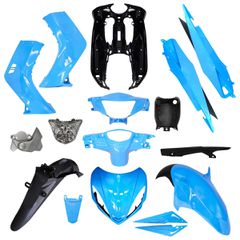 ΚΟΥΣΤΟΥΜΙ YAMAHA CRYPTON - X 135  BABY BLUE (ΜΠΛΕ ΣΙΕΛ) ΜΕ ΦΑΝΑΡΙ ΤΙΣ ΕΤΑΙΡΙΑΣ STRONG