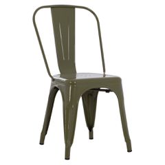 ΚΑΡΕΚΛΑ ΜΕΤΑΛΛΙΚΗ MELITA-PRO HM8641.43 ΣΕ DARK OLIVE GREEN 44x47x84.5Υεκ.