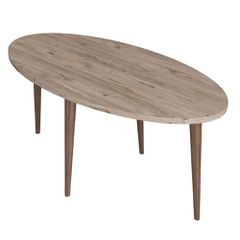 Τραπέζι σαλονιού Barton pakoworld sonoma-καφέ 90x45x40εκ