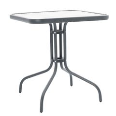 Τραπέζι Κήπου Ανθρακί 70x70x70cm Watson