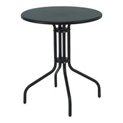 Τραπέζι Κήπου Μαύρο Φ60x70cm Vergo
