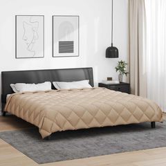 vidaXL Χειμερινό Παπλωματοθήκη 240 x 260 εκ. 450 gsm Taupe