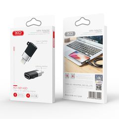 XO NB149D USB TYPE-C TO LIGHTNING ADAPTER BLACK-thumb-1