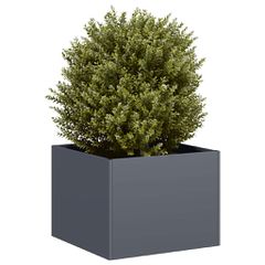 vidaXL Ζαρντινιέρα Ανθρακί 40x40x30 εκ. από Χάλυβα