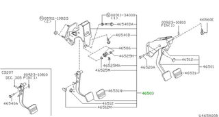 ΠΕΝΤΑΛ ΣΥΜΠΛΕΚΤΗ  NISSAN PRIMERA P11 CD20  465032F616