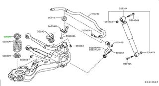 ΑΠΟΣΤΑΤΗΣ ΠΙΣΩ ΑΜΟΡΤΙΣΕΡ NISSAN QASHQAI J11  550344EA0A