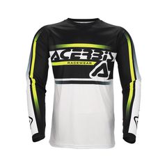 Acerbis Linear Lugo MX Jersey Black/White-thumb-1