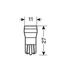 Τ10 HYPER-LED ΨΕΙΡΑ ΔΙΑΘΛΑΣΗΣ ΜΠΛΕ ΦΩΣ W-thumb-1
