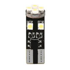 T10 W5W 12V W2,1x9,5d 100lm HYPER-LED24 6.500K ΛΕΥΚΟ 8SMDx3chips (ΚΑΡΦΩΤΟ - CAN-BUS) 2ΤΕΜ.