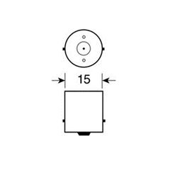 ΛΑΜΠΑΚΙ P21W 12V BA15s HYPER-LED 81-thumb-1