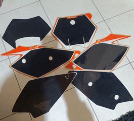 Αυτοκόλλητα καπάκια πλαϊνά ktm SX/EXC