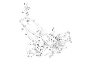 KΛΕΙΔΑΡΙΑ ΤΙΜΟΝΙΟΥ ΜΕ 2 ΚΛΕΙΔΙΑ ΓΙΑ SCOOTER-GILERA-GP-800-ORIGINAL-656169