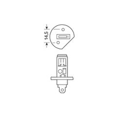 H1 24/28V P14,5s HYPER-LED39 ΛΕΥΚΟ 1ΤΕΜ.-thumb-2