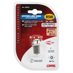 R5W 24/28V BA15s HYPER-LED18 ΛΕΥΚΟ-thumb-3