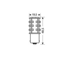P21W 24/28V BA15s HYPER-LED 39-thumb-2
