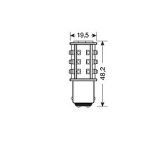 P21/5W 24/28V BAY15D HYPER-LED39-thumb-1