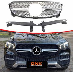 ΜΑΣΚΑ ΕΜΠΡΟΣ Mercedes GLE W167 2019+ Diamond Design f grill