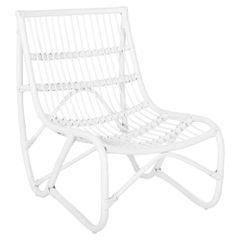 ΠΟΛΥΘΡΟΝΑ GRINN HM9815.03 ΡΑΒΔΟΙ RATTAN ΣΕ ΛΕΥΚΟ 56,5x73,5x79,5Υ εκ.
