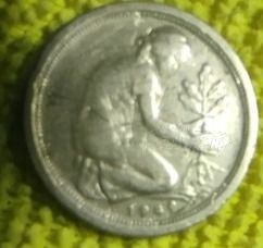 Coins  ασημένιο σε σφάλμα συλλεκτικό 50 G Peeennig του 1949 Αν θέλετε να δείτε όλες τις αγγελίες μου πατήστε κάτω από το όνομα μου ευχαριστώ για τόν χρόνο σας