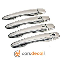 Renault Kadjar Νίκελ Διακοσμητικά Καπάκια Χερουλιών Smart Key