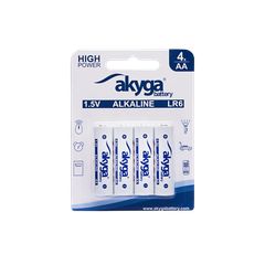 Αλκαλικές μαπαταρίες AA LR6 Zn-MnO2, 1.5V/3050mAh 4pcs (AKY2068)