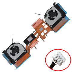 Ανεμιστηράκι Laptop - CPU+GPU Cooling Fan για Lenovo LOQ 15APH8 82XT 82XT001RUS 82XTCTO1WW LOQ 16APH8 82XU 5H40S20911 5H40S20912 5H40S20913 Thermal Heatsink 8pin ( Κωδ.81665 )