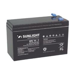 ΜΠΑΤΑΡΙΑ ΜΟΛΥΒΔΟΥ SUNLIGHT 12V 7AH (4.8mm)(F1)