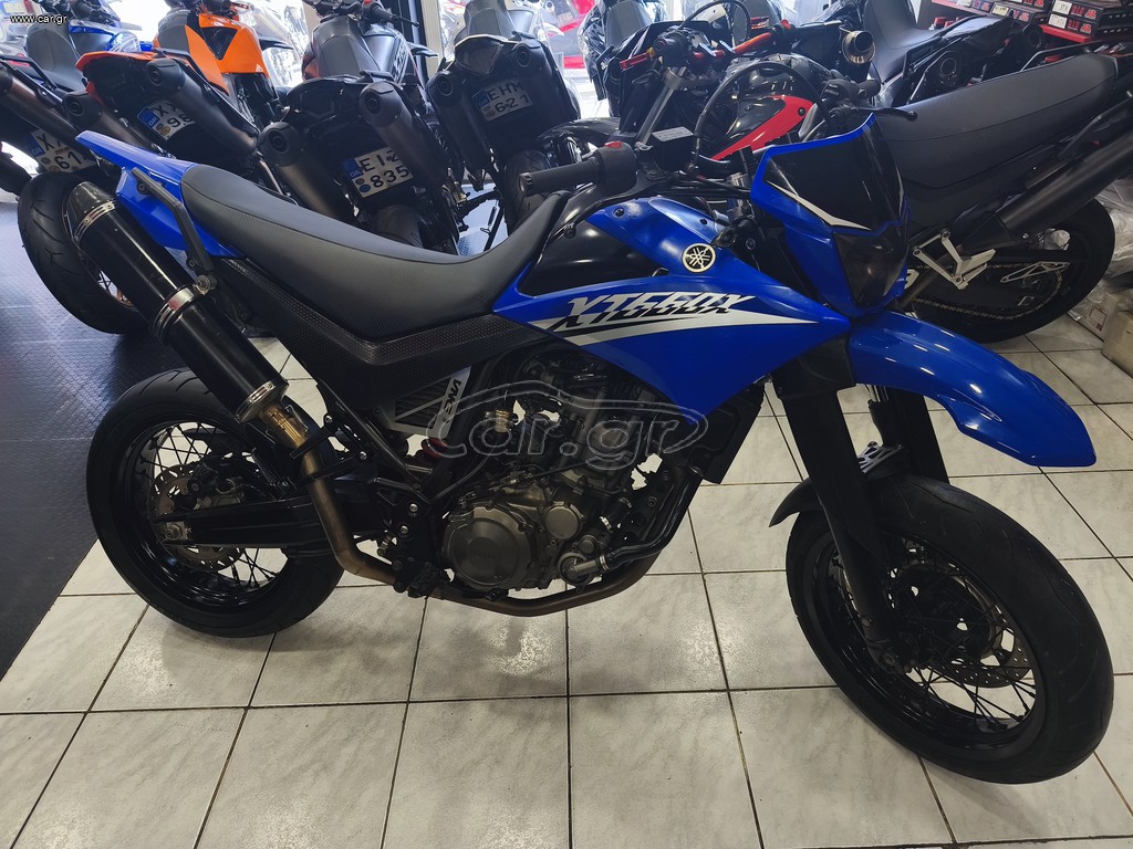 Yamaha XT 660X 2008 BLUE-BLACK EDITION"RACETACH"DNA 1-2""FATBAR 28"STOP MT-07"