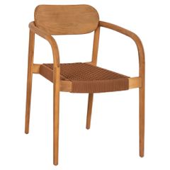 ΠΟΛΥΘΡΟΝΑ OSLO HM9636.01 ΞΥΛΟ TEAK ΦΥΣΙΚΟ & ΣΧΟΙΝΙ--B’ΔΙΑΛΟΓΗΣ 55x54x80Y εκ.