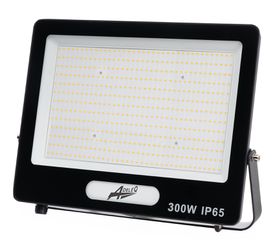 Προβολέας LED 300W 230V με ψυχρό φως 6200K 30000lm 120° IP65 μαύρος 390x296x39mm