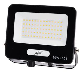 Προβολέας LED 50W 230V με ενδιάμεσο λευκό φως 4000K 5000lm 120° IP65 μαύρος 180x140x32mm