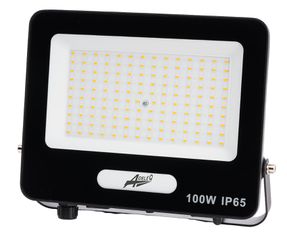 Προβολέας LED 100W 230V με ψυχρό φως 6200K 10000lm 120° IP65 μαύρος 230x180x35mm