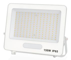 Προβολέας LED 150W 230V με θερμό φως 3000K 15000lm 120° IP65 λευκός 271x208x37mm