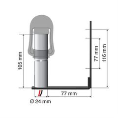 Βάση Στήριξης Φάρου FIX-4 77mm-thumb-1