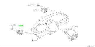 ΑΕΡΑΓΩΓΟΣ ΕΣΩΤΕΡΙΚΟΣ ΑΡΙΣΤ   NISSAN ALMERA N16  687614M700
