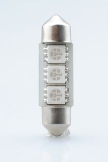 ΛΑΜΠΑΚΙΑ ΠΛΑΦΟΝΙΕΡΑΣ C5W/C10W 12V 0,72W SV8,5 36mm CAN-BUS LED 3xSMD5050 PREMIUM ΜΠΛΕ BLISTER 2ΤΕΜ