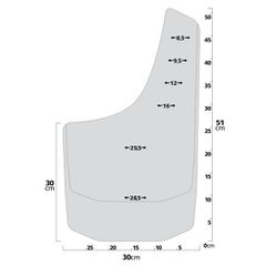 ΛΑΣΠΩΤΗΡΕΣ SPLASH-GUARDS MUD-MAX 4X4 SIZE 2 30x51cm 2ΤΕΜ.-thumb-1