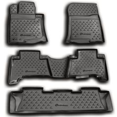 ΠΑΤΑΚΙΑ ΣΕ ΣΚΑΦΗ TPE ΛΑΣΤΙΧΟ ΓΙΑ LEXUS GX460 02/2010+ ΣΕ ΑΝΘΡΑΚΙ ΣΚΟΥΡΟ ΓΚΡΙ ΧΡΩΜΑ NOVLINE - 5 ΤΕΜ.