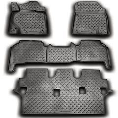 ΠΑΤΑΚΙΑ ΣΕ ΣΚΑΦΗ TPE ΛΑΣΤΙΧΟ ΓΙΑ LEXUS LX570 2007+ ΣΕ ΑΝΘΡΑΚΙ ΣΚΟΥΡΟ ΓΚΡΙ ΧΡΩΜΑ NOVLINE - 4 ΤΕΜ.