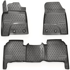 ΠΑΤΑΚΙΑ ΣΕ ΣΚΑΦΗ TPE ΛΑΣΤΙΧΟ ΓΙΑ LEXUS LX570 2012+ ΣΕ ΑΝΘΡΑΚΙ ΣΚΟΥΡΟ ΓΚΡΙ ΧΡΩΜΑ NOVLINE - 3 ΤΕΜ.